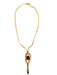 Italian UnoAErre 18K Gold and Ruby Bolero Necklace. 15.5in. 17 grams-EZ Jewelry and Decor