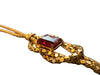 Italian UnoAErre 18K Gold and Ruby Bolero Necklace. 15.5in. 17 grams-EZ Jewelry and Decor