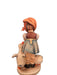 Vintage porcelain Hummel figurine of a girl in a blue dress and orange hat feeding a white goose. - Vintage Goebel Hummel Figurines, Goose Girl, 47 3/0, TMK 3, 4.25” - Decoration Color_Multi colors, Decoration Price_ 100 to 250, Decoration Size_Small, Decoration Style_Traditional, Decoration_ Porcelain / ceramic, Decoration_Figurine, Decoration_Hummel Figurin - Default Title - EZ Art, Decor & Jewelry