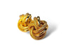 14K Gold Large Knot Stud Earrings