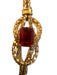 Italian UnoAErre 18K Gold and Ruby Bolero Necklace. 15.5in. 17 grams-EZ Jewelry and Decor