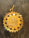 Allah Pendant in 18k Yellow Gold, Gold 1 1/4 inch, الله Pendant, Hand Crafted-EZ Jewelry and Decor