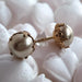 14kt Yellow Gold Pearl Studs Earrings-EZ Jewelry and Decor