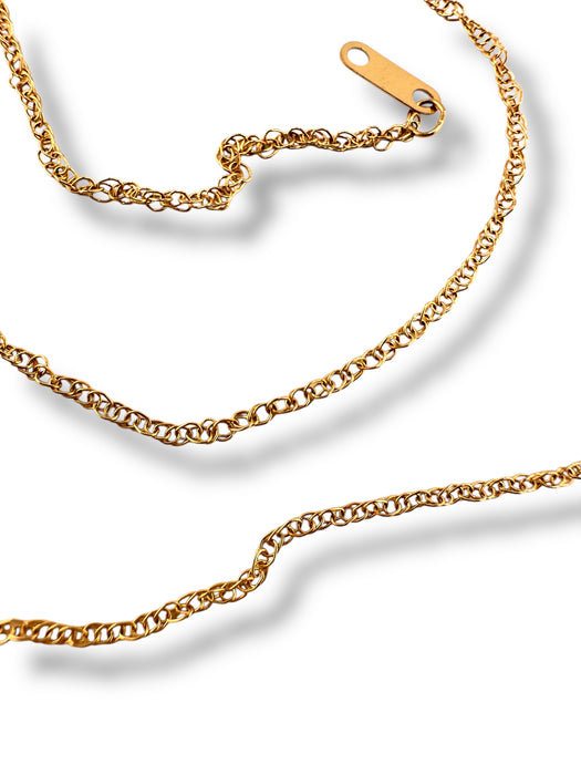 14K Gold Chain Necklace 18 inches