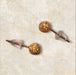 18k Gold Textured Balls Stud Earrings-EZ Jewelry and Decor