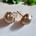 14kt Yellow Gold Pearl Studs Earrings-EZ Jewelry and Decor