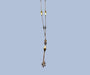 18K Yellow Gold Strand 33”Y Necklace with Geometric Stations-EZ Jewelry and Decor