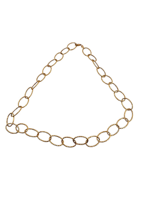 14k Gold Linked Necklace, 20 inches  7.15g