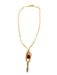 Italian UnoAErre 18K Gold and Ruby Bolero Necklace. 15.5in. 17 grams-EZ Jewelry and Decor