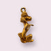 18k Gold Poodle Pendant Necklace 1 inch T, 18" Chain 14k gold,.Standing Poodle , Pendant Necklace-EZ Jewelry and Decor