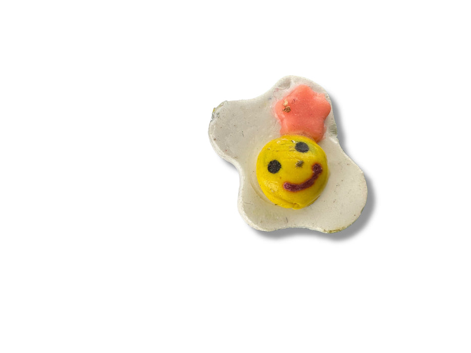 Egg and Toast Stud Earrings – Cute Polymer Clay Handmade Funny Earrings