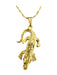 Exquisite14K Gold Alligator Italian Twisted Necklace 18”.-EZ Jewelry and Decor