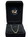 18k Diamond-Cut Rope Chain 18" Necklace. Italian Gold Necklace. 7.5g.-EZ Jewelry and Decor