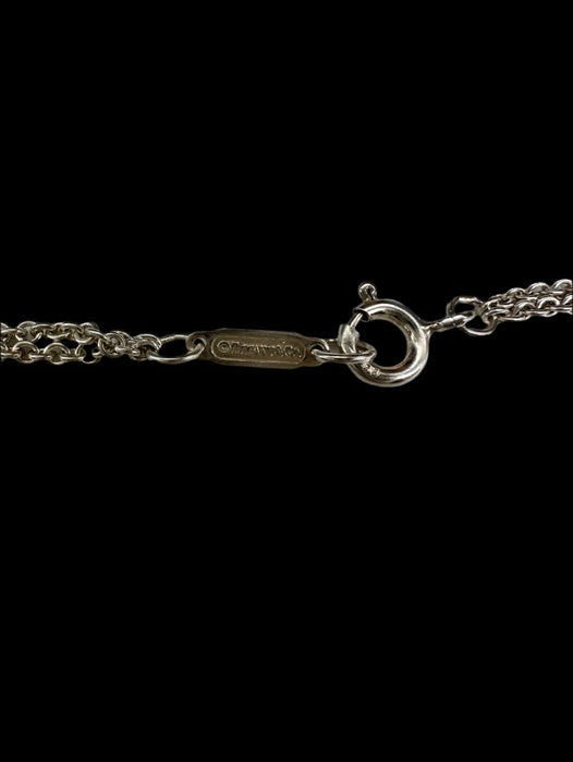 Tiffany & Co Sterling Silver 'Infinity' Double Chain Necklace. Vintage