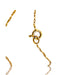 Necklace 14K Gold Delicate Chain with Yellow Citrine and Diamond, 19"-EZ Jewelry and Decor