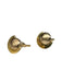 18k Gold Moon Stud Earrings, Small Gold Earrings.-EZ Jewelry and Decor