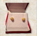 18k Gold Textured Balls Stud Earrings-EZ Jewelry and Decor