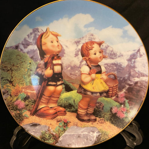 Vintage The Danbury Mint-  M I Hummel Plate- “Little Companions” Collection. Little Explorers-EZ Jewelry and Decor