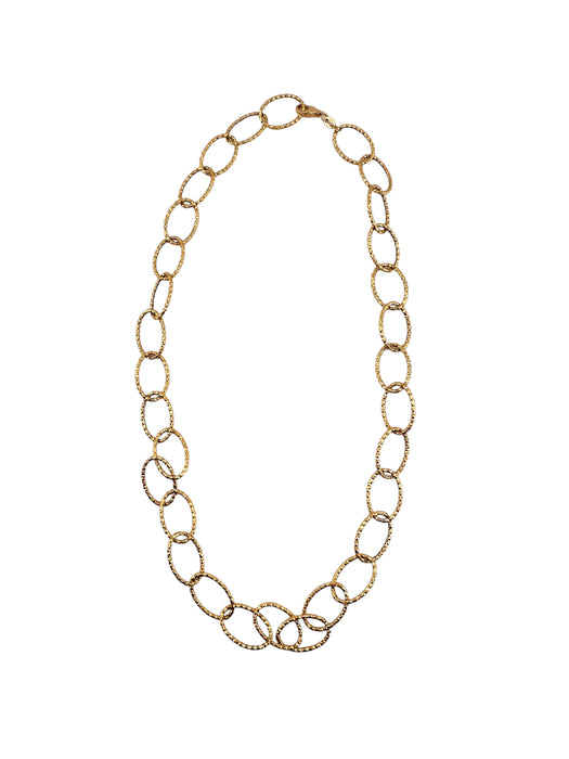 14k Gold Linked Necklace, 20 inches  7.15g