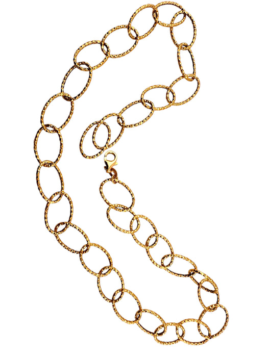 14k Gold Linked Necklace, 20 inches  7.15g