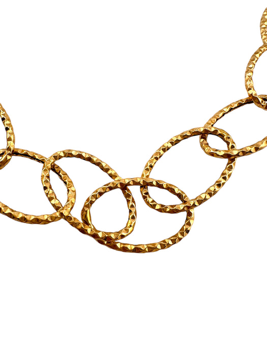 14k Gold Linked Necklace, 20 inches  7.15g