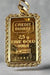 Jewelry - 999 Fine Gold Credit Suisse 2.5 Gram Bar Pendant Ingot In 14K Frame- 3.85g