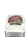 18k Gold, Diamond & Pink Tourmaline Ring - 7.3g TW 18k Diamond and pink tourmaline ring. Size 5.-EZ Jewelry and Decor