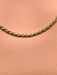 18k Diamond-Cut Rope Chain 18" Necklace. Italian Gold Necklace. 7.5g.-EZ Jewelry and Decor