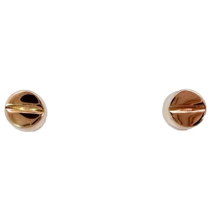 Stud Earrings ,Love Earrings, Cartiar Style, 14k Gold