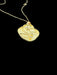 14K Gold Art Nouveau Necklace w/ Three Full Cut Diamonds – 6.74g, 18" - EZ Art, Decor & Jewelry