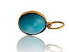 18K Gold and Turquoise Pendant-EZ Jewelry and Decor