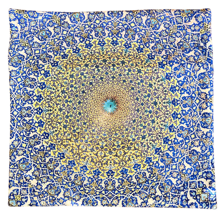 Velvet Cushion/ Throw Pillow Covers in Persian Pattern Hand crafted.