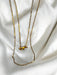 Link Bar Chain Necklace ,14k Gold ,18in L 2.3g-EZ Jewelry and Decor