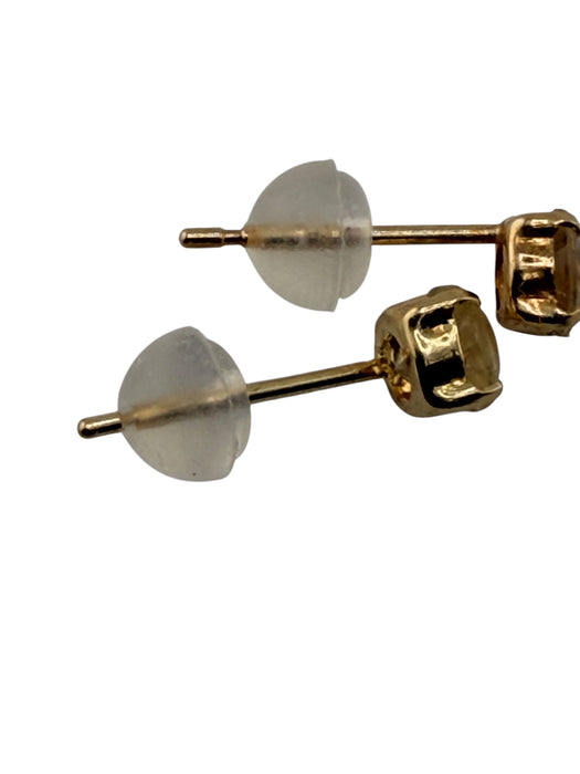 Chic 18K Gold Golden Glow Natural Marialite Stud Earrings