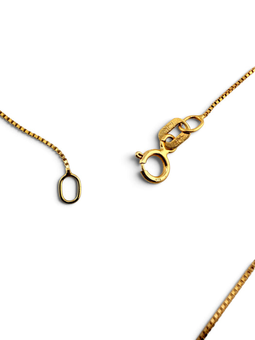 18k Gold Poodle Pendant Necklace 1 inch T, 18" Chain 14k gold, Fidelity Symbol