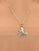 #1 Wife Necklace in 10K & 14 K Gold, for Your Love, 17” 14k chain-EZ Jewelry and Decor