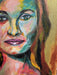 Modern Original Portrait Painting, Eve, 11” x 9”, Acrylic Painting-EZ Jewelry and Decor