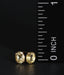 18K Chrysoberyl Stud Earrings Small Gold Stud Earrings with Gem-EZ Jewelry and Decor