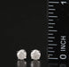 14K 0.62 CTW Diamond Stud Earrings.Diamond Solitaire Earrings.-EZ Jewelry and Decor