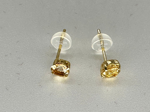 Chic 18K Gold Golden Glow Natural Marialite Stud Earrings-EZ Jewelry and Decor