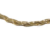 18K Gold Braided Necklace, 4.5 mm wide 16.5 in long-EZ Jewelry and Decor