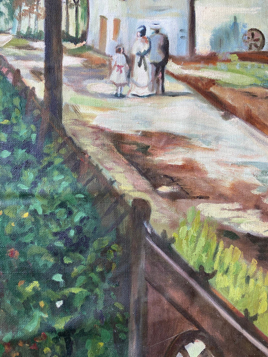 Shaida, After impressionism, Oil, 30.5” x 23”-EZ Jewelry and Decor