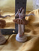 Two Lace Porcelain Ballerinas Figurines, One Rubber Baby on Chair-EZ Jewelry and Decor