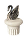 Vintage Swarovski Silver Crystal Swan With Base 4” Includes Original Box.-EZ Jewelry and Decor