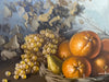 Jose Rosales, Still Life with Fruit & Jar, Framed Original Oil Painting, Signed. Framed 31” x 43”-EZ Jewelry and Decor