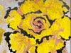 Shaida Mansourkhani, Yellow Roses, Framed Acrylic Original Painting. 23.5” x 19.5”-EZ Jewelry and Decor