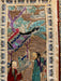 Chinese Vintage Silk Embroidery Framed Panel, Hand Crafted, In Garden, Early Republic, 11” x 17”-EZ Jewelry and Decor