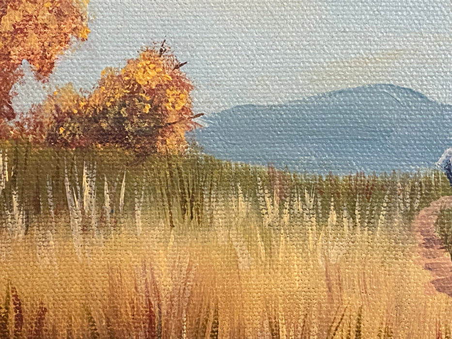 N. Cook, Fall, Framed Original Oil Painting,-EZ Jewelry and Decor