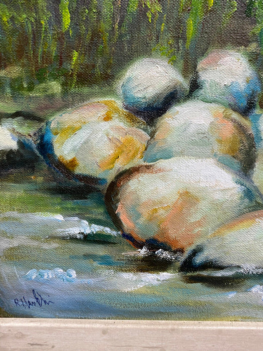 Roya Mansourkhani, Daniel  Forest, Oil, 34” x 26”, framed-EZ Jewelry and Decor