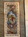 Chinese Vintage Silk Embroidery Framed Panel, Hand Crafted Lovers, Early Republic, 11” x 17”-EZ Jewelry and Decor